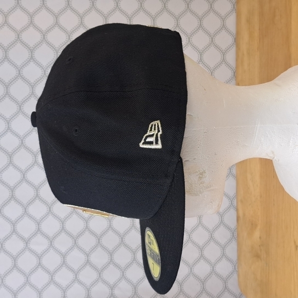 New Era Miami Marlins "305" 59fifty black and gold size 7 fitted baseball hat - Picture 4 of 11